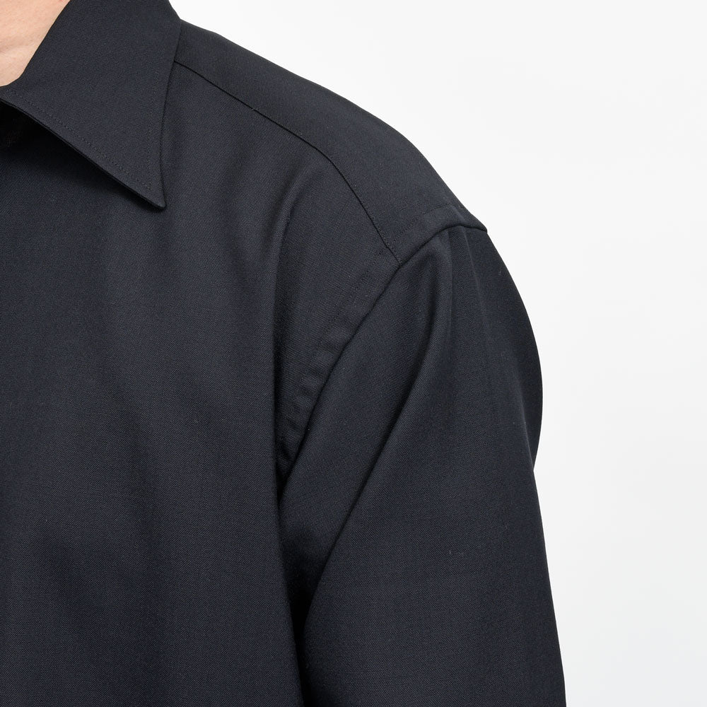 la favola(ラファーヴォラ) ウールトロピカルシャツ BIG SHIRT S10 11061400146