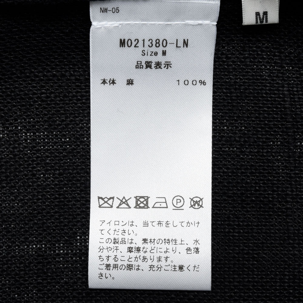 moncao(モンサオ) リネンプルオーバーシャツ M021380-LN 11061400172
