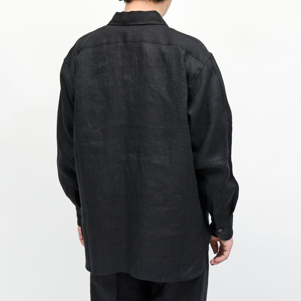 moncao(モンサオ) リネンプルオーバーシャツ M021380-LN 11061400172