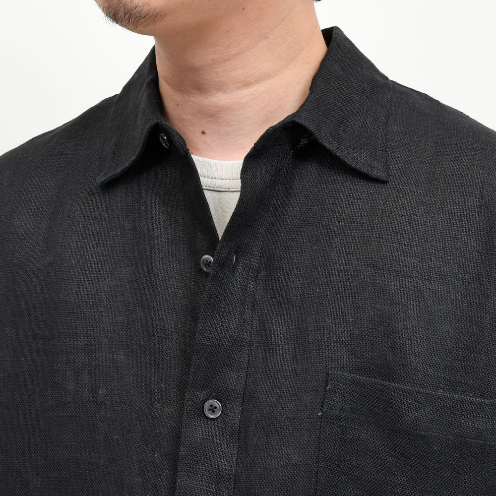 moncao(モンサオ) リネンプルオーバーシャツ M021380-LN 11061400172