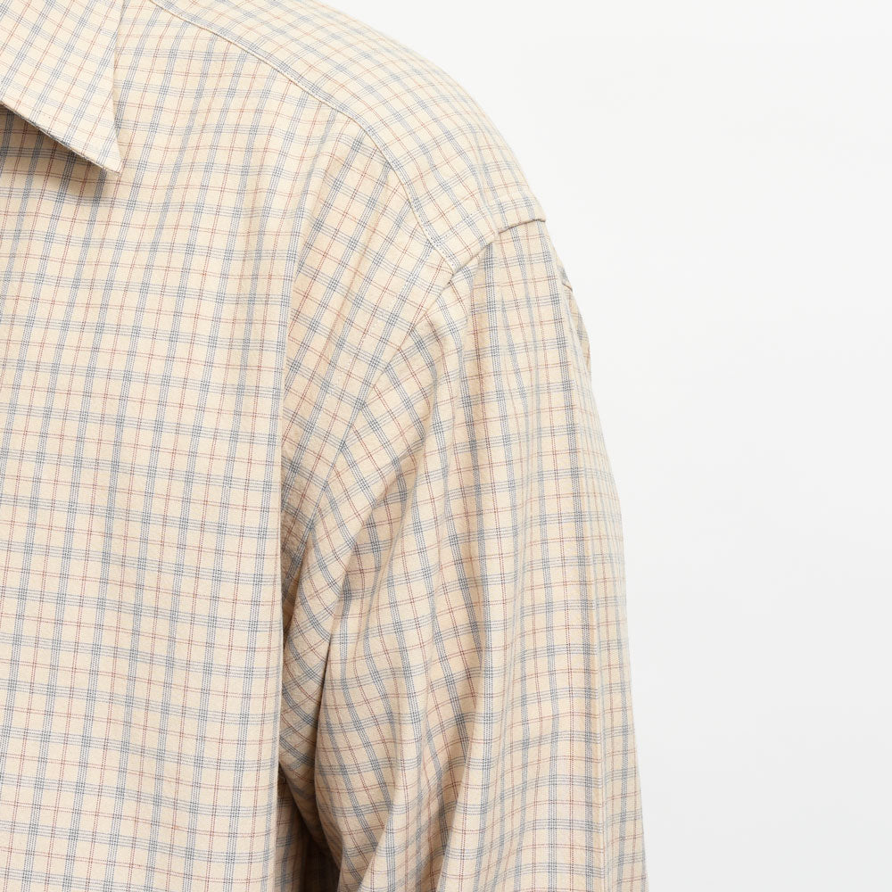 la favola(ラファーヴォラ) コットンチェックシャツ BIG SHIRT S10 11061401146