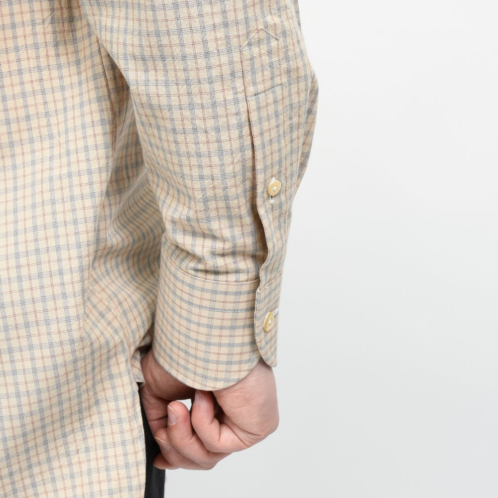 la favola(ラファーヴォラ) コットンチェックシャツ BIG SHIRT S10 11061401146