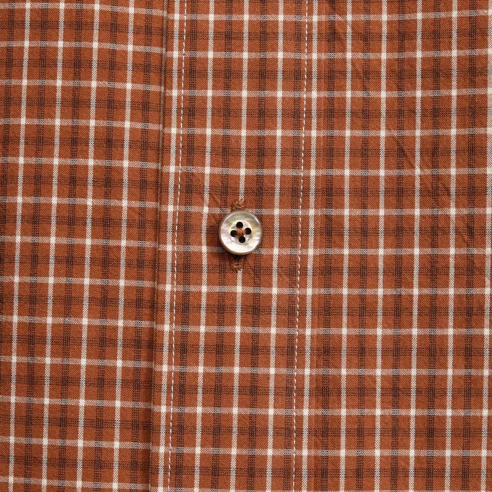 la favola(ラファーヴォラ) コットンチェックシャツ BIG SHIRT S10 11061401146