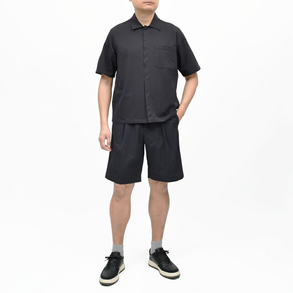 HERNO(ヘルノ) テックシアサッカーS/Sシャツ CM00012U-12684 11061600132