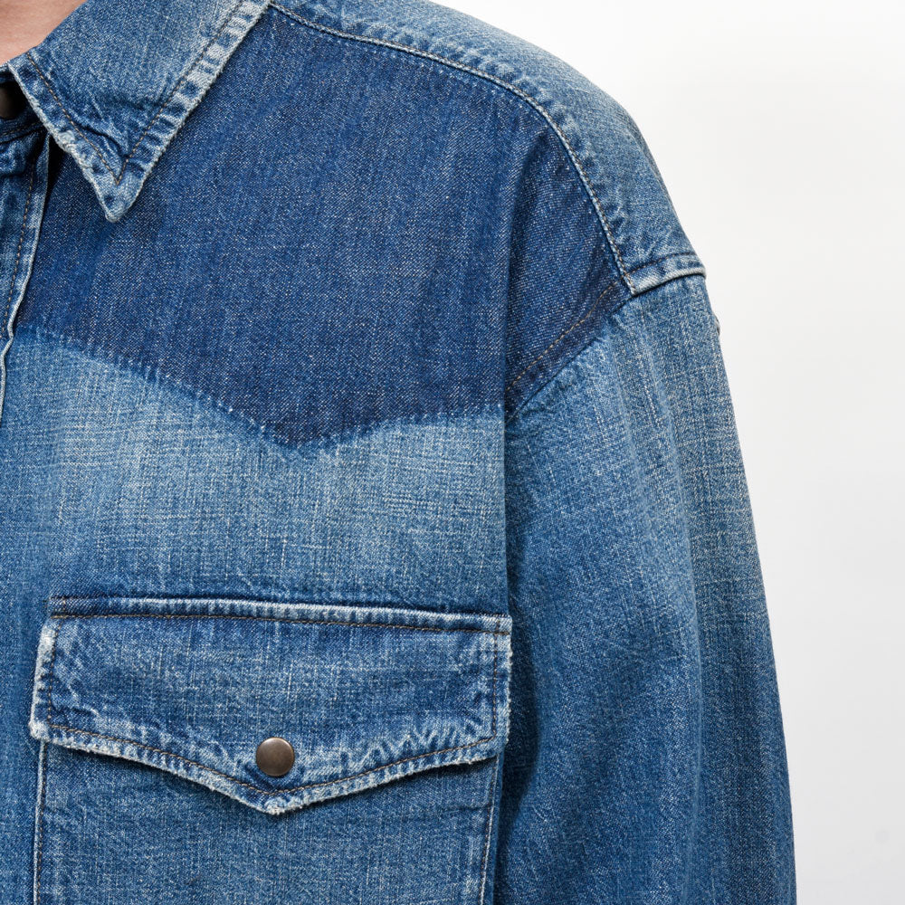 Maison Margiela(メゾン マルジェラ) デニムウェスタンシャツ S50DT0084M30021 11062400144