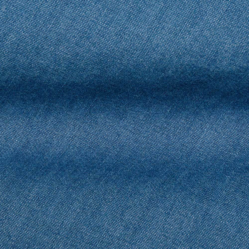 GLANSHIRT(グランシャツ) コットンシャンブレーS/Sオープンカラーシャツ 476-52402(M) 11065303052