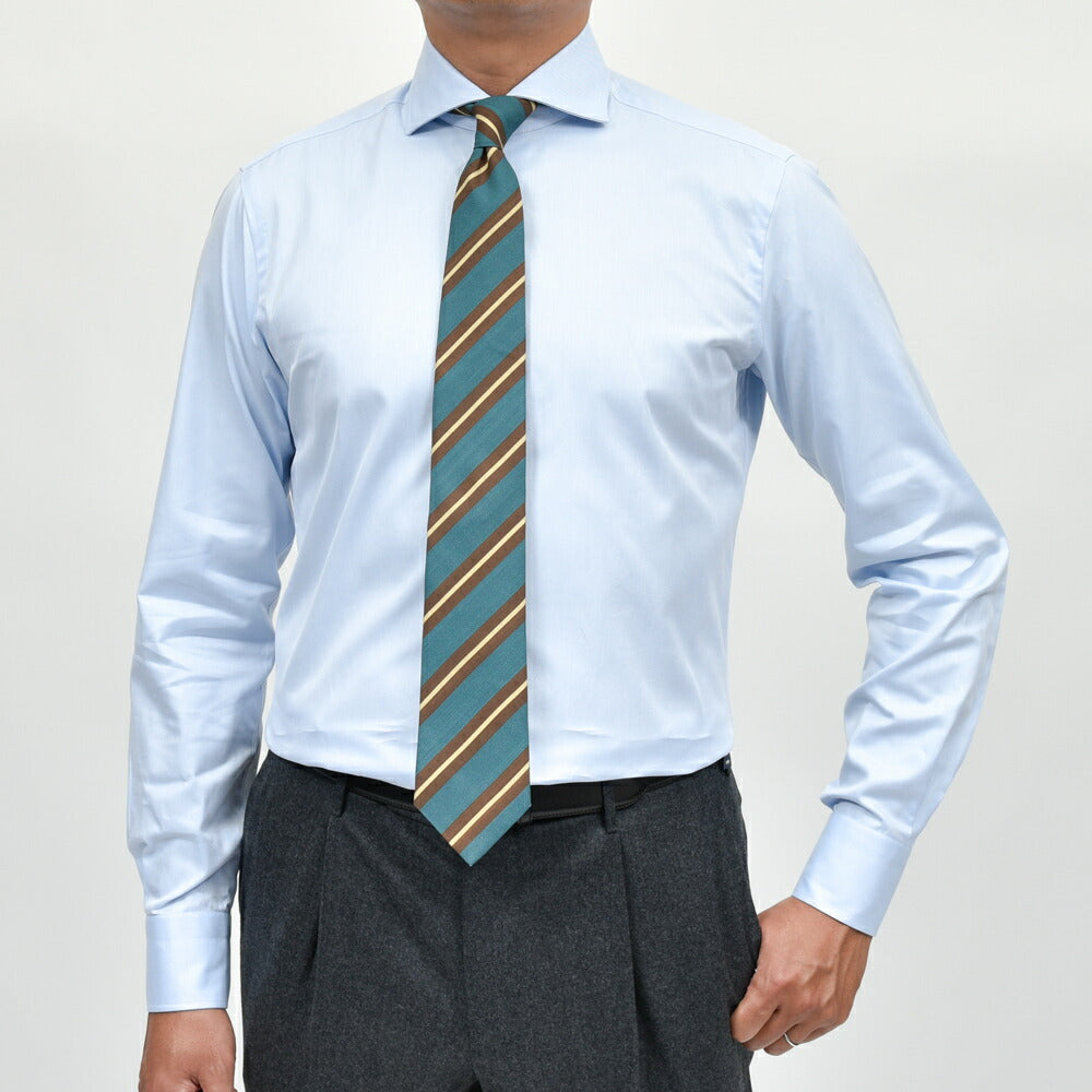BARBA(バルバ) コットンツイルシャツ / ワイド (406) 11152200052
