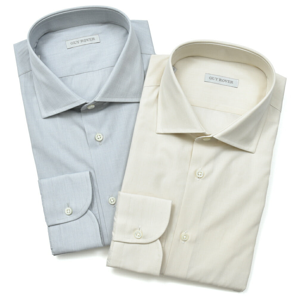 GUY ROVER(ギ ローバー) コットンエンドオンエンドシャツ / ワイドカラー 11152202027