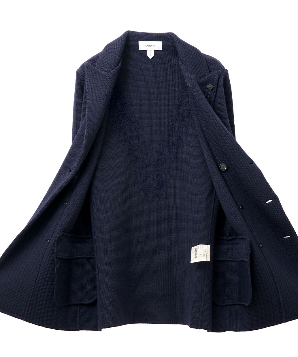 LARDINI ウールニット ダブル ジャケット