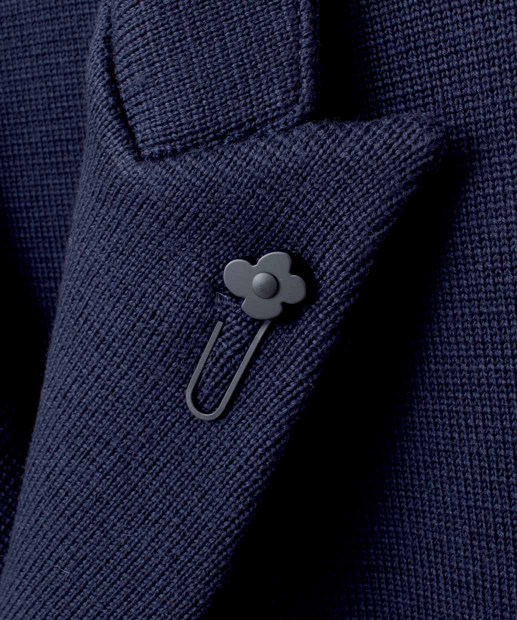 LARDINI ウールニット ダブル ジャケット