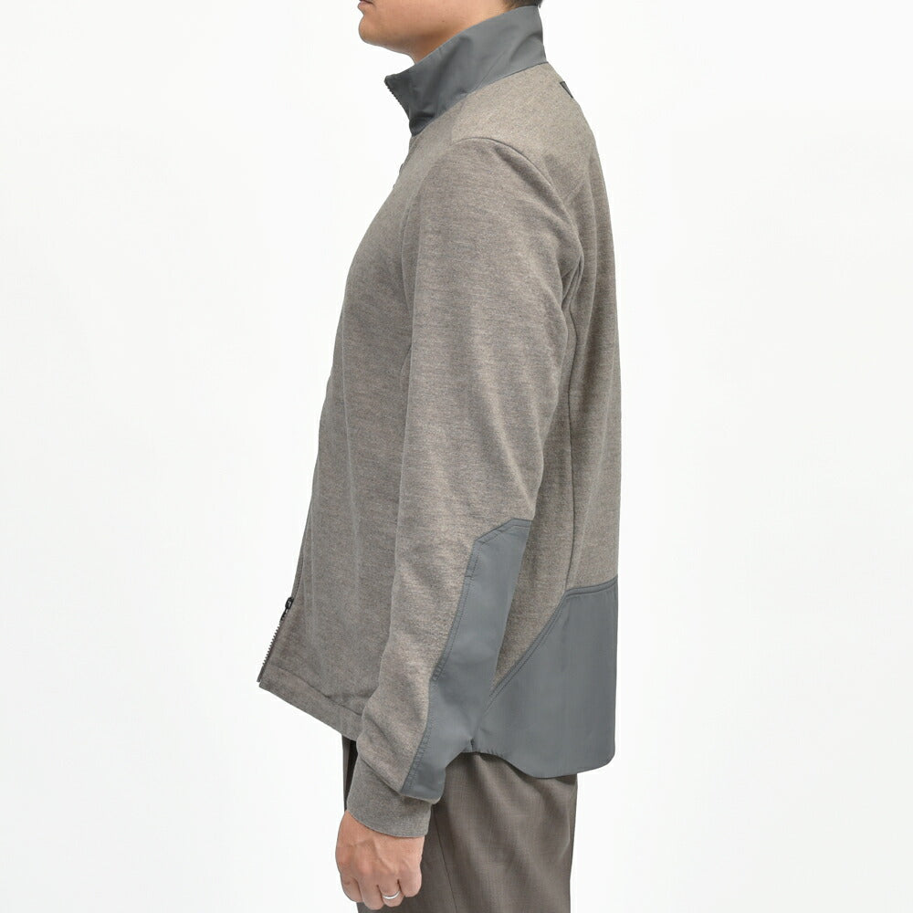 SEASE(シーズ) EXPLORER SWEATSHIRT ウールナイロンフランネルジャージスタンドカラージップブルゾン WK034TJ109 12052000039