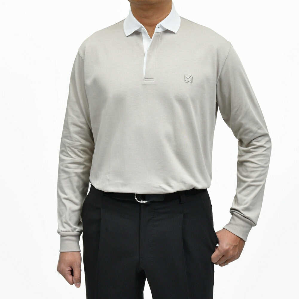 MPX mando GOLF(エムピーエックス マンド ゴルフ) guji golf別注コットンジャージラガーシャツ MPX2536-G02 12052600037