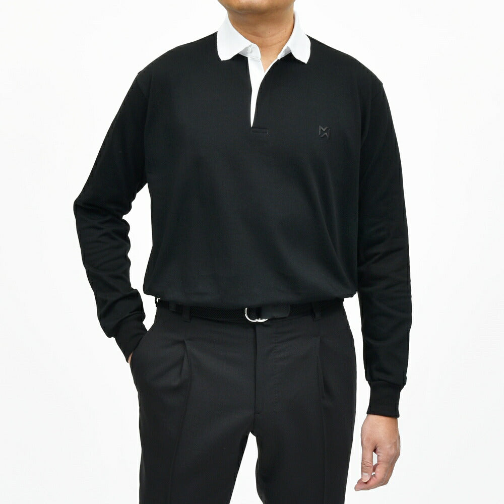 MPX mando GOLF(エムピーエックス マンド ゴルフ) guji golf別注コットンジャージラガーシャツ MPX2536-G02 12052600037