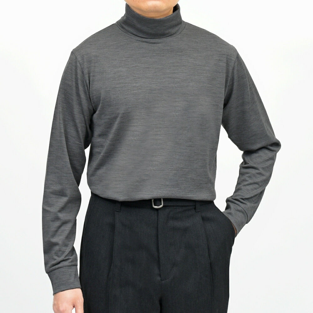 MILA SCHON MILANO(ミラ ショーン ミラノ) SUPER100'sウォッシャブルウールタートルネックニットソー 287-601 12056002052