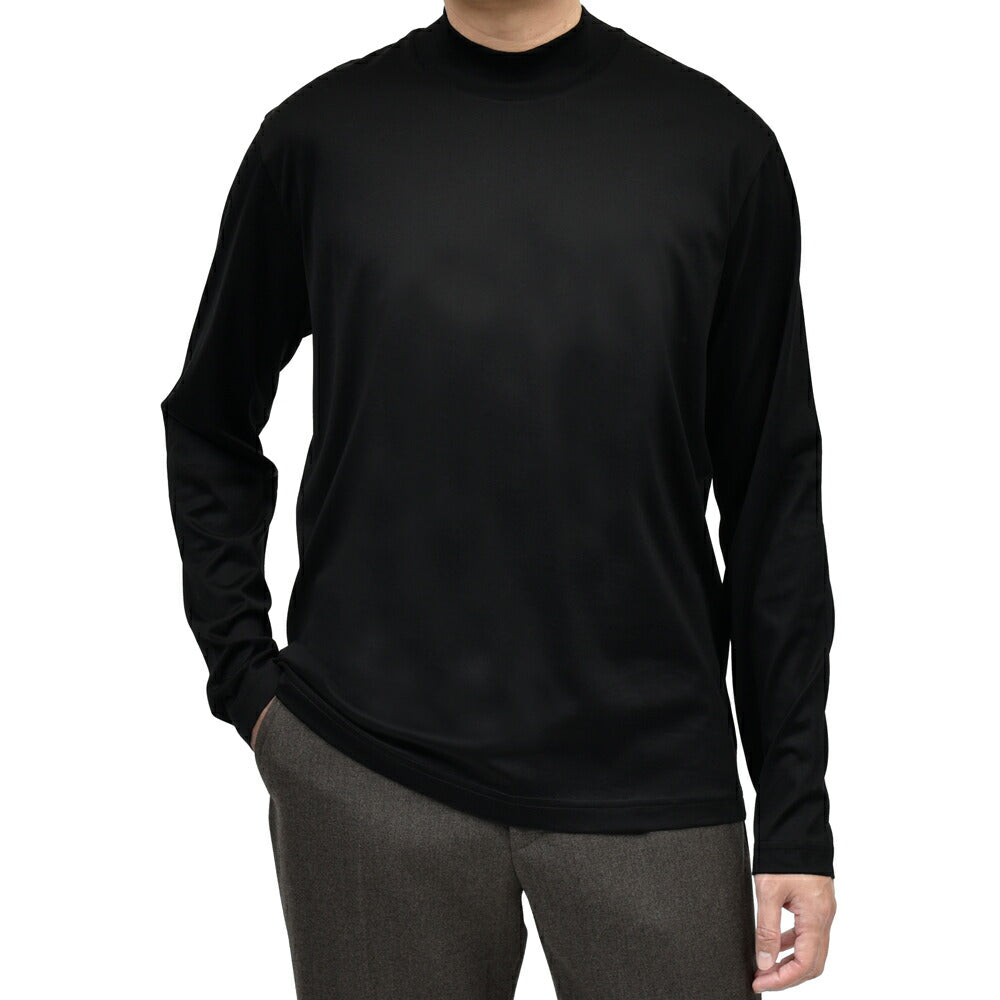 Stefan Brandt(シュテファン ブラント) コットンフライスL/Sモックネックカットソー ELI TURTLE LA SUPER 60/884-52641008 12056006065
