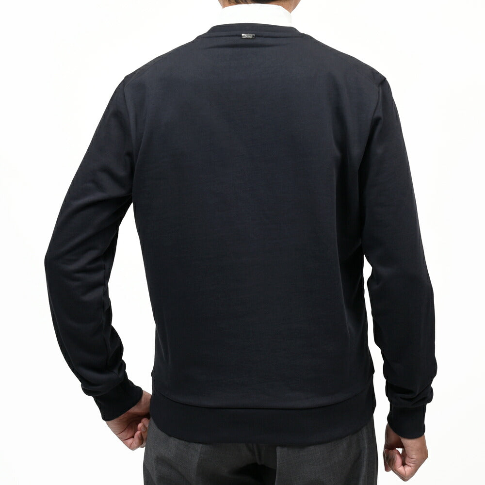 HERNO(ヘルノ) RESORTリゾート コットンクルーネックロゴスウェット JG00049UR-52113 12062600132