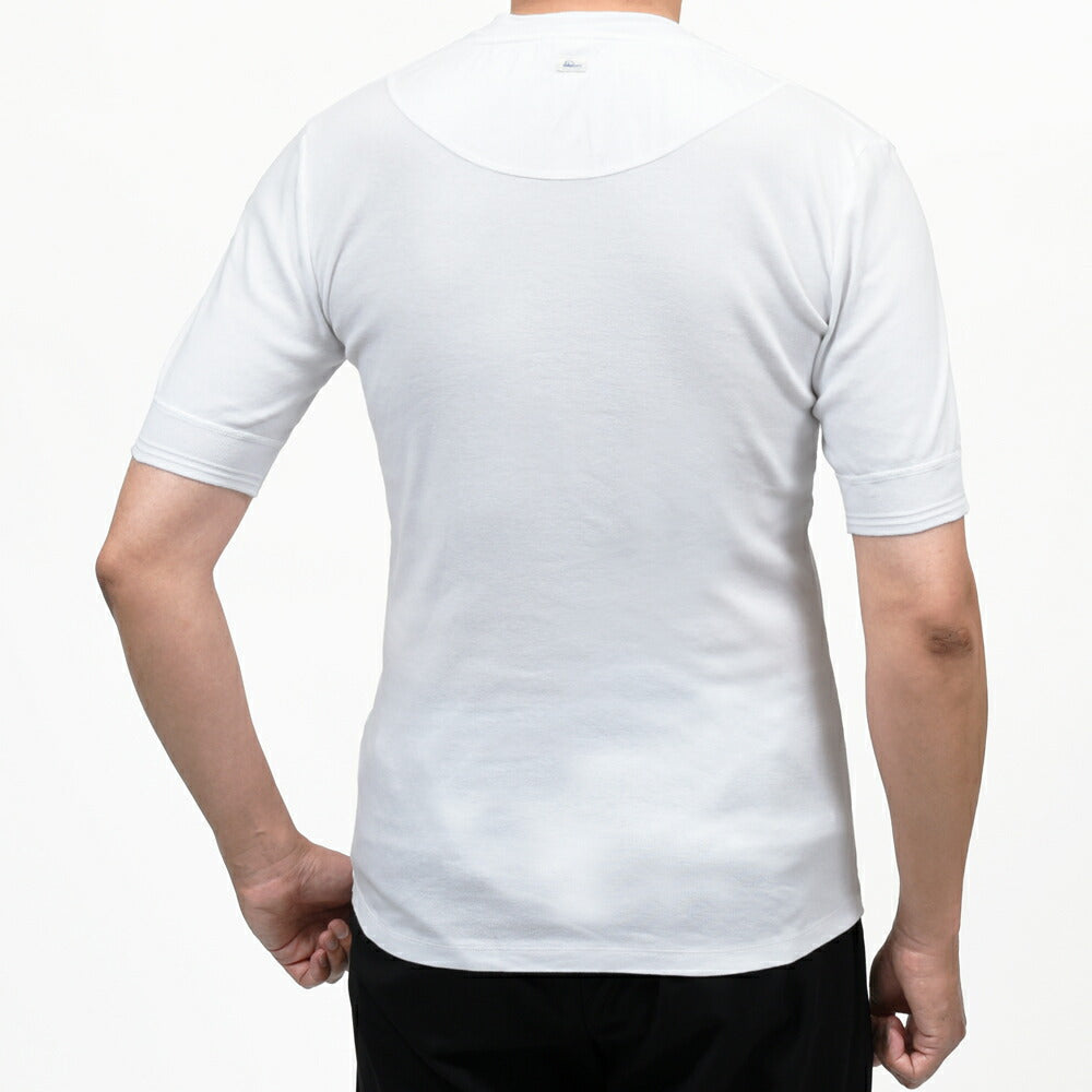 Schiesser(シーサー) オーガニックコットンフライスS/Sヘンリーネックカットソー KARL-HEINZ 12161000113