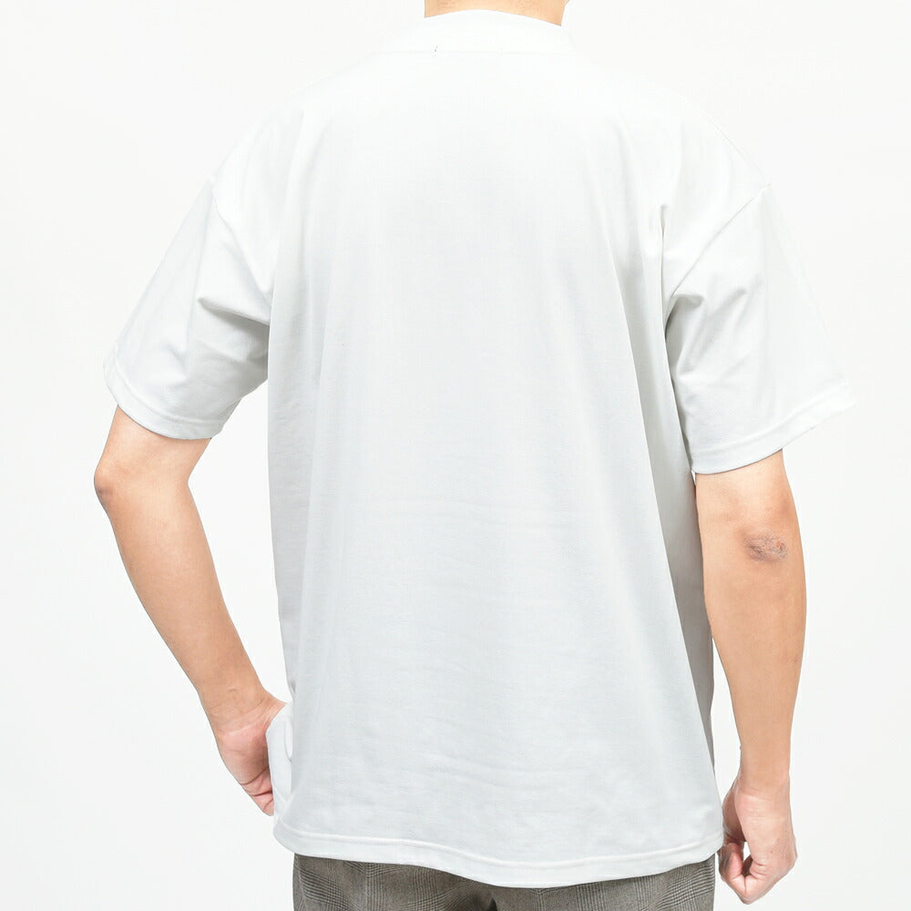 ALWAYS OUT OF STOCK(オールウェイズ アウト オブ ストック) ポリエステルS/Sモックネックカットソー 4501 12152600140