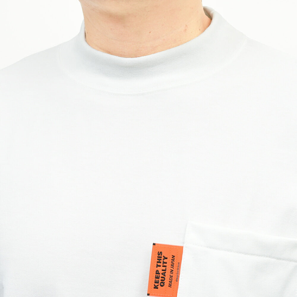 ALWAYS OUT OF STOCK(オールウェイズ アウト オブ ストック) ポリエステルS/Sモックネックカットソー 4501 12152600140