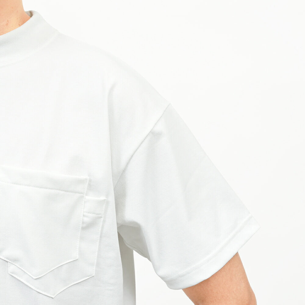 ALWAYS OUT OF STOCK(オールウェイズ アウト オブ ストック) ポリエステルS/Sモックネックカットソー 4501 12152600140