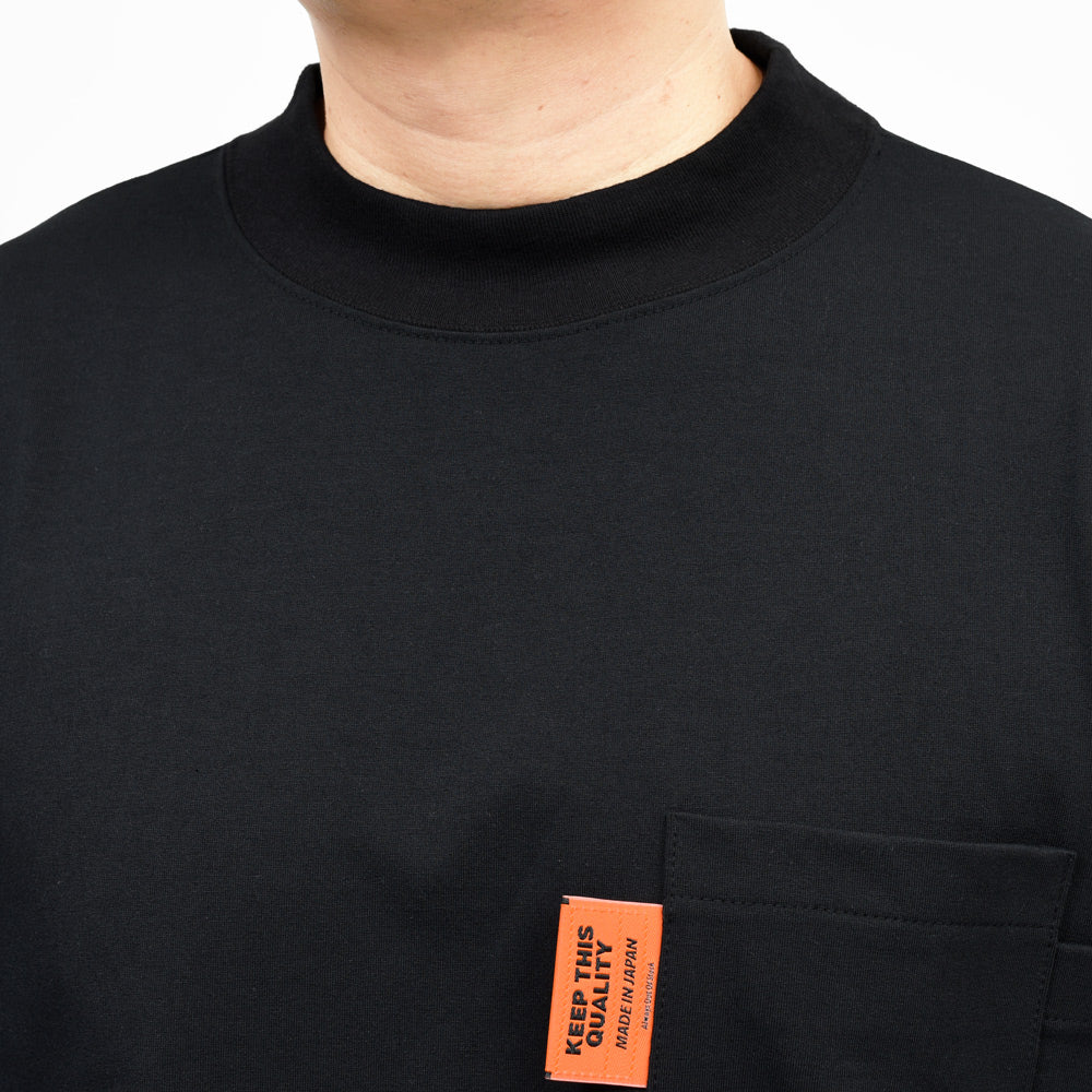 ALWAYS OUT OF STOCK(オールウェイズ アウト オブ ストック) ポリエステルS/Sモックネックカットソー 4501 12152600140
