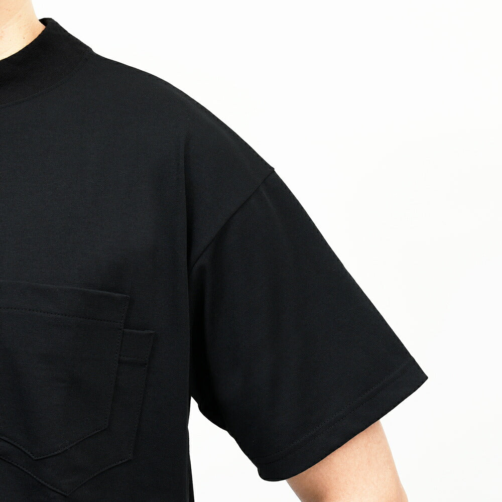 ALWAYS OUT OF STOCK(オールウェイズ アウト オブ ストック) ポリエステルS/Sモックネックカットソー 4501 12152600140