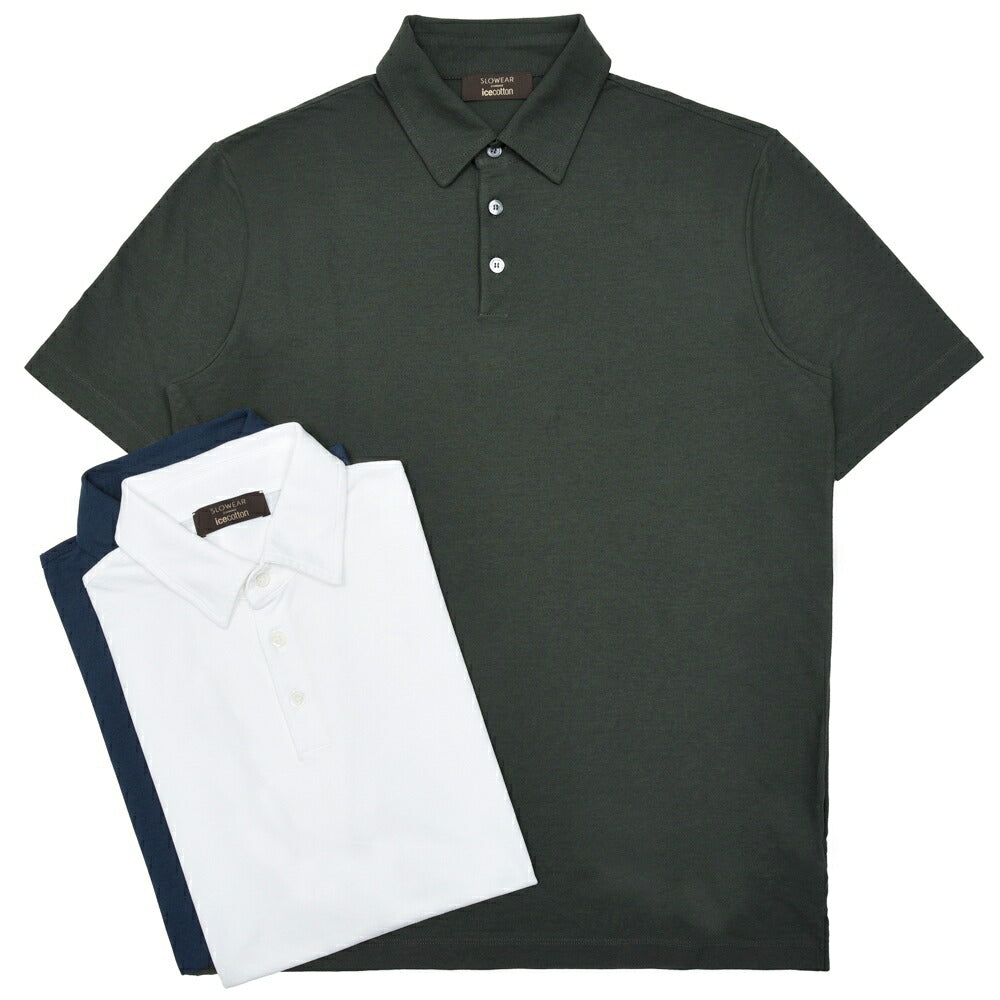 ZANONE(ザノーネ) アイスコットンクレープS/Sポロ POLO MC/SLIM FIT/815159/ZG380/54401 12161000052