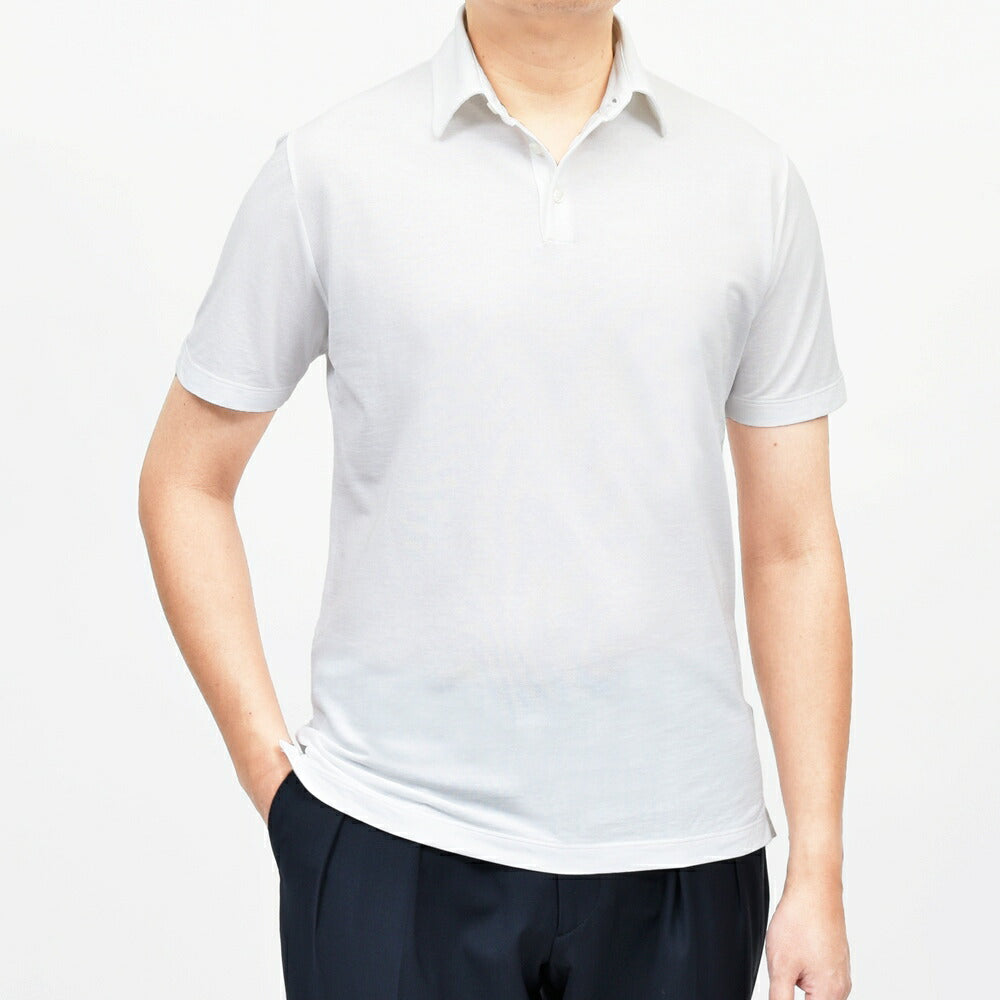 ZANONE(ザノーネ) アイスコットンクレープS/Sポロ POLO MC/SLIM FIT/815159/ZG380/54401 12161000052