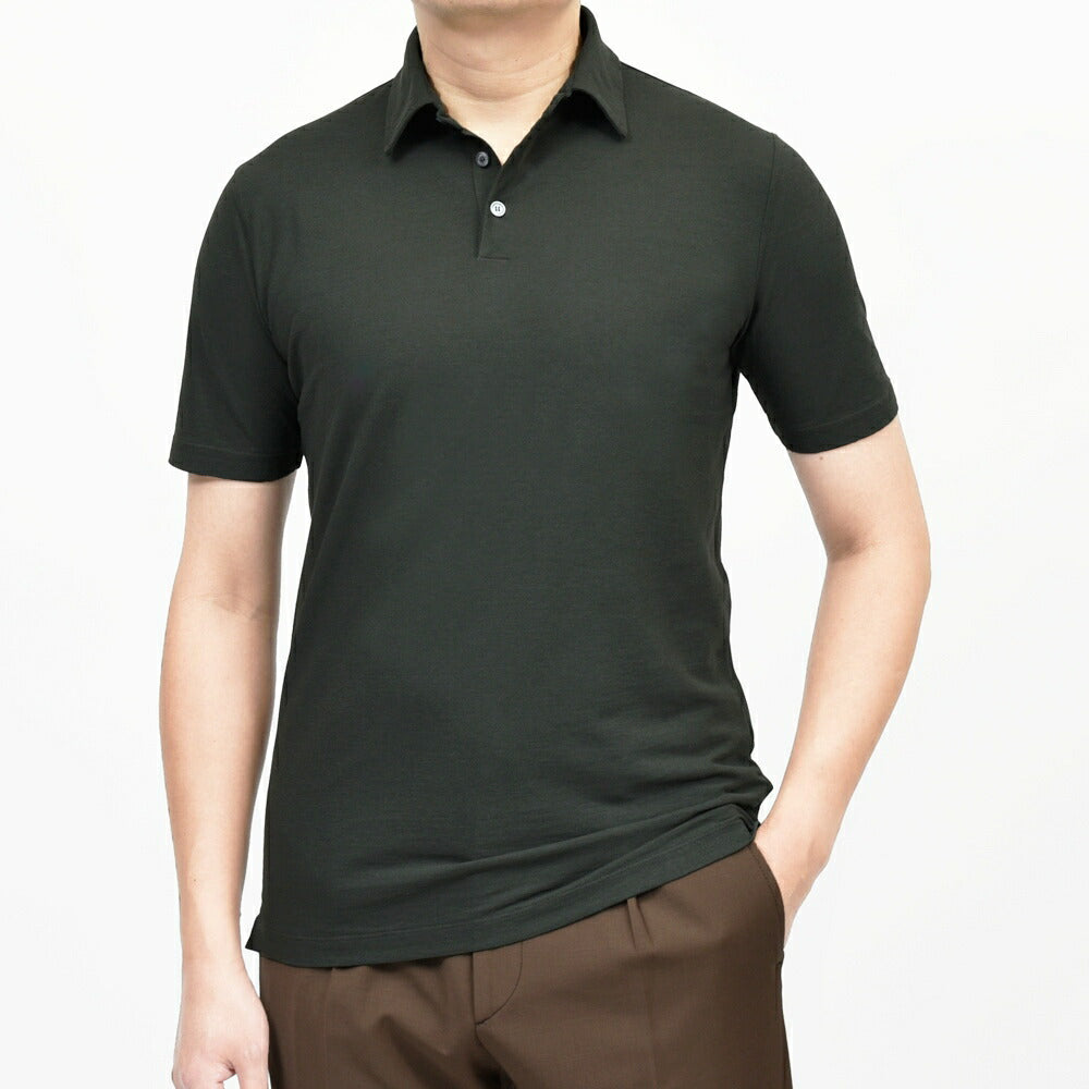 ZANONE(ザノーネ) アイスコットンクレープS/Sポロ POLO MC/SLIM FIT/815159/ZG380/54401 12161000052