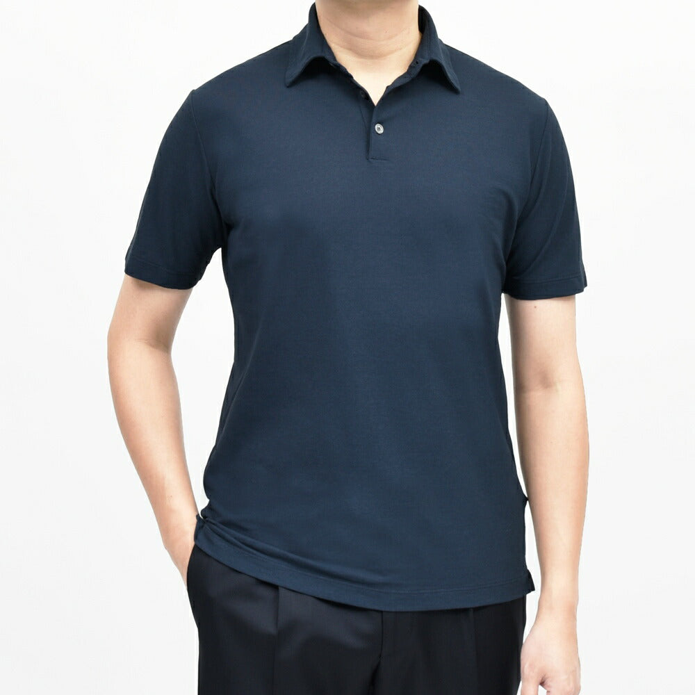 ZANONE(ザノーネ) アイスコットンクレープS/Sポロ POLO MC/SLIM FIT/815159/ZG380/54401 12161000052