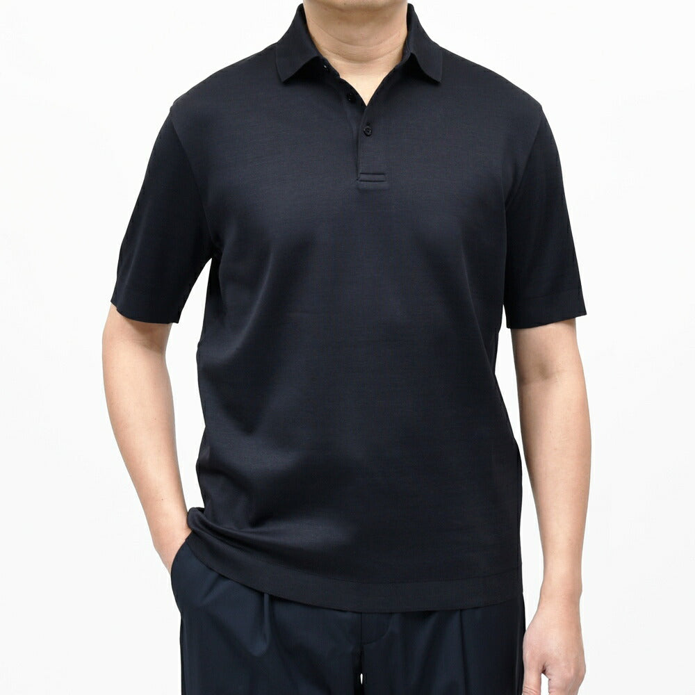 HERNO(ヘルノ) コットンニットエフェクトジャージS/Sポロ JPL00125U-52059 12161000132