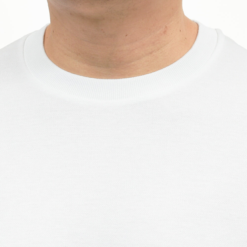 HERNO(ヘルノ) コットンニットエフェクトジャージS/Sクルーネックカットソー JG000206U-52059 12161001132