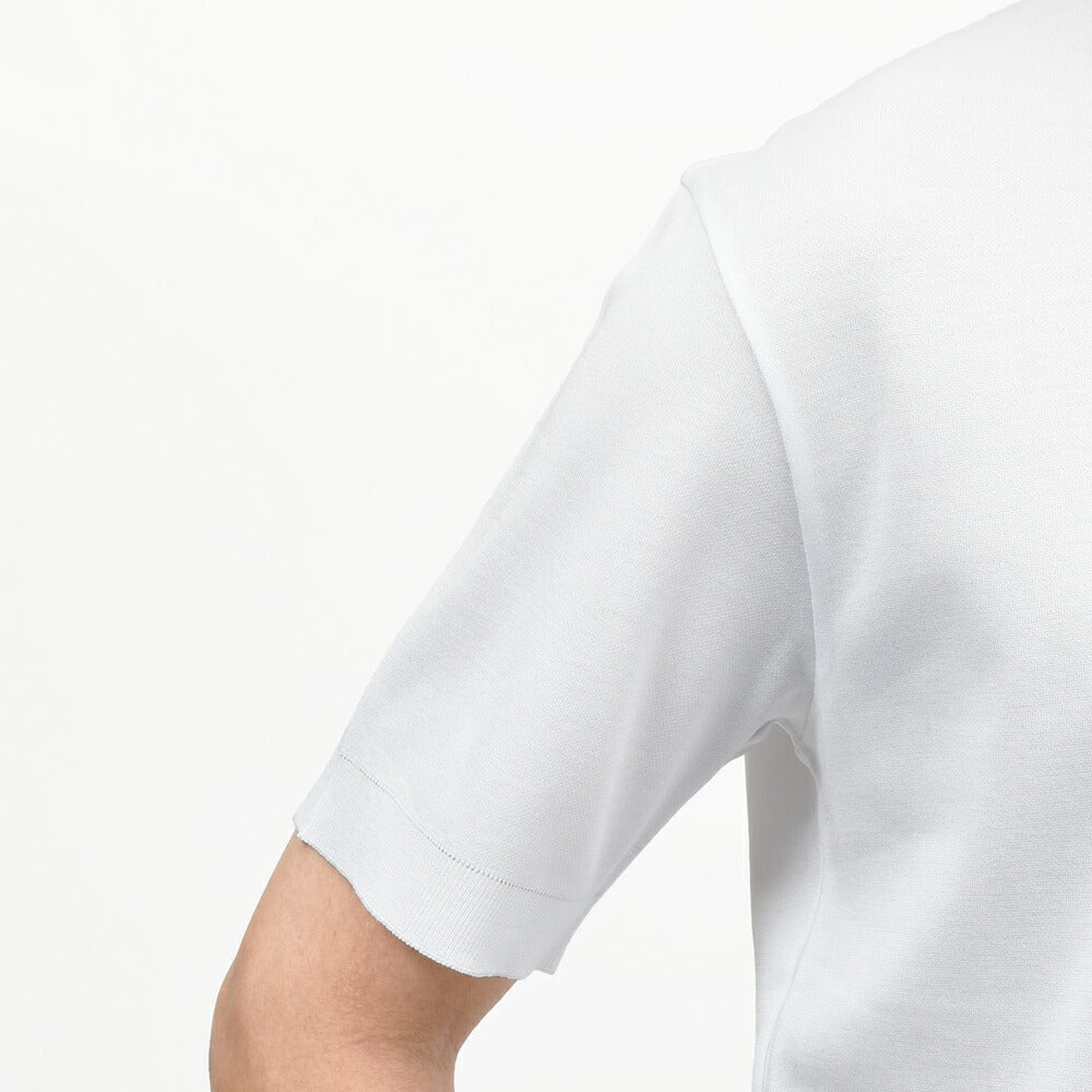 HERNO(ヘルノ) コットンニットエフェクトジャージS/Sクルーネックカットソー JG000206U-52059 12161001132