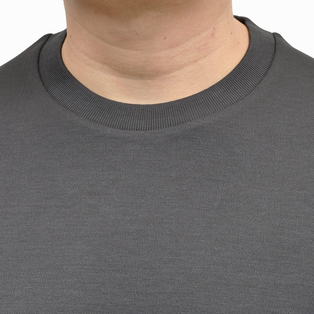 HERNO(ヘルノ) コットンニットエフェクトジャージS/Sクルーネックカットソー JG000206U-52059 12161001132