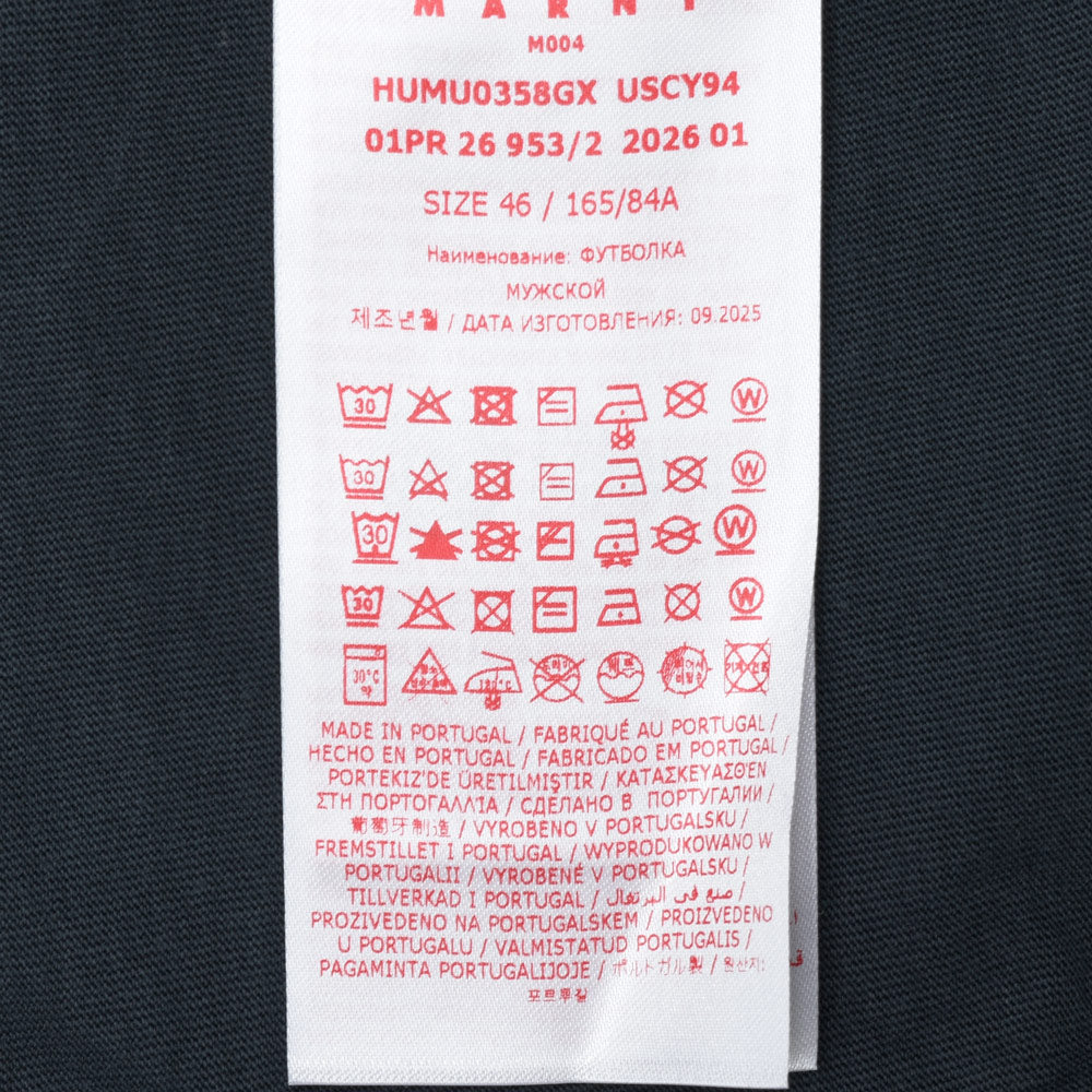 MARNI(マルニ) コットンクルーネックS/Sカットソー HUMU0358GX USCY94 12161401138