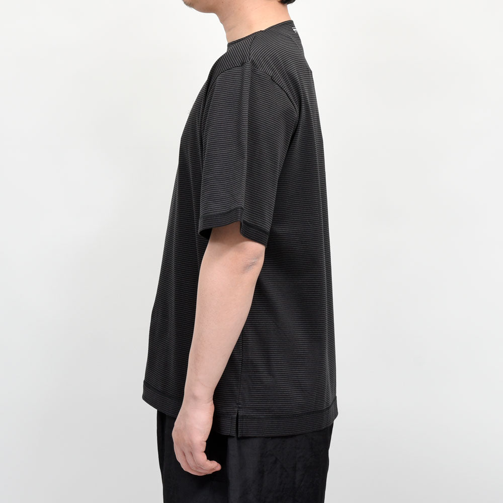 AMBELL(アンベル) KEY PIECE コットンボーダーボートネックS/Sカットソー 00134 12161402163