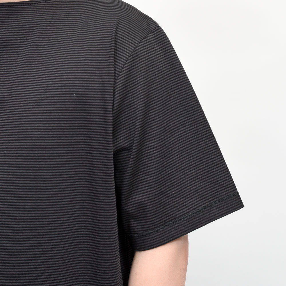 AMBELL(アンベル) KEY PIECE コットンボーダーボートネックS/Sカットソー 00134 12161402163