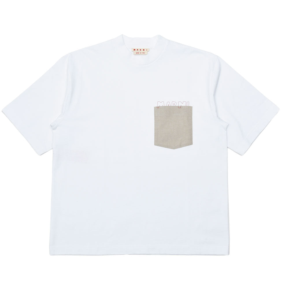 MARNI(マルニ) コットンクルーネックS/Sカットソー HUMU0352QS UTC406 12161403138