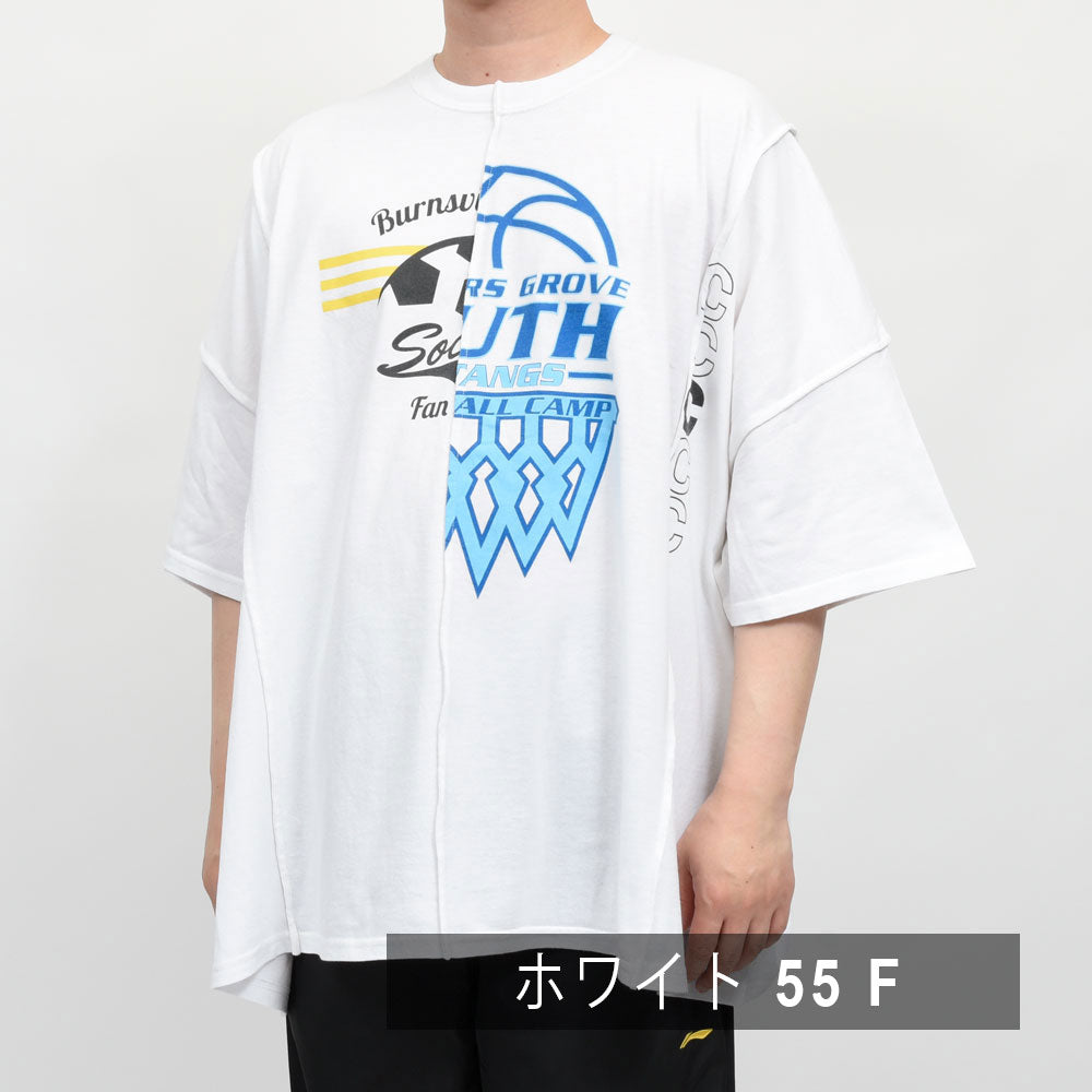 BUZIGAHILL(ブジガヒル) フォーパネルフレンチシームTシャツ BZ261037 12161407112