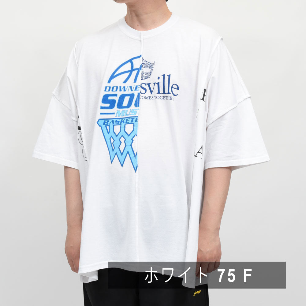 BUZIGAHILL(ブジガヒル) フォーパネルフレンチシームTシャツ BZ261037 12161407112