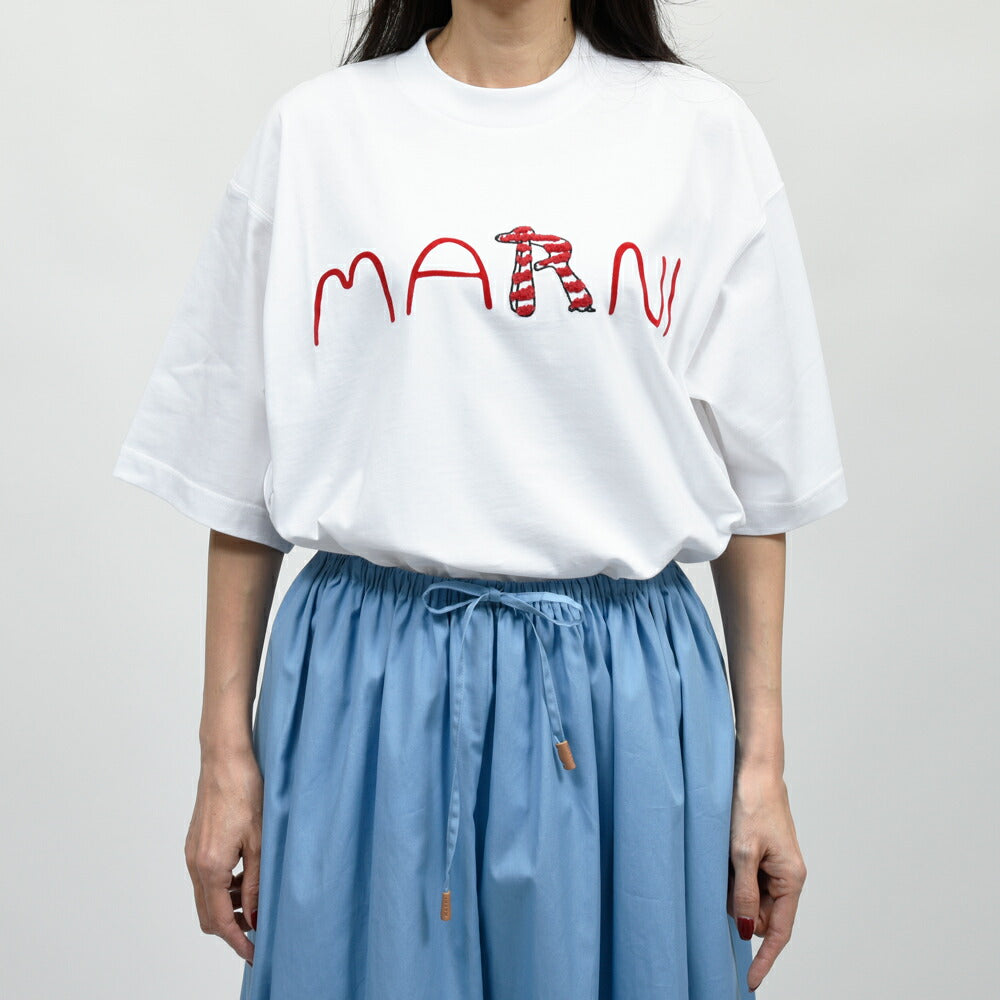 MARNI(マルニ) コットンクルーネックS/Sカットソー HUMU0223S2 USCY86 genderless 12161700138