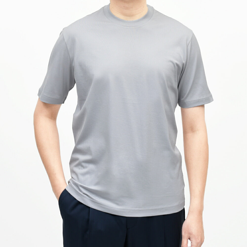 Stefan Brandt(シュテファン ブラント) コットンシングルジャージS/Sクルーネックカットソー ELI30 884-60141009 12165000065