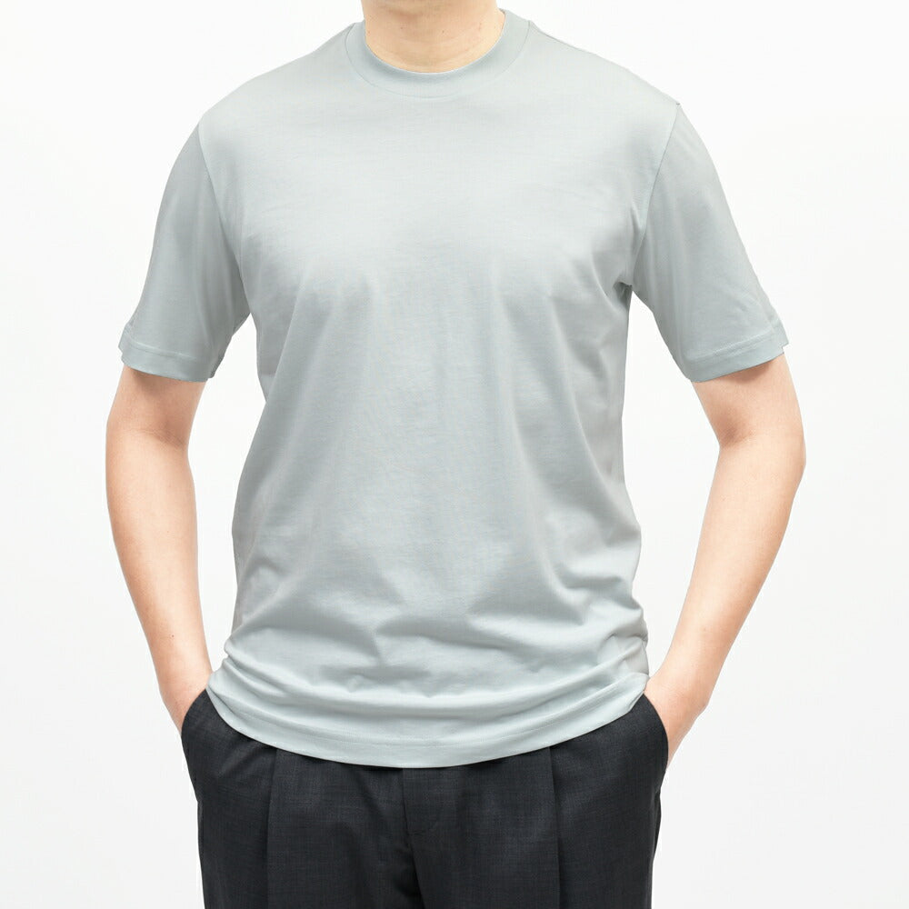 Stefan Brandt(シュテファン ブラント) コットンシングルジャージS/Sクルーネックカットソー ELI30 884-60141009 12165000065