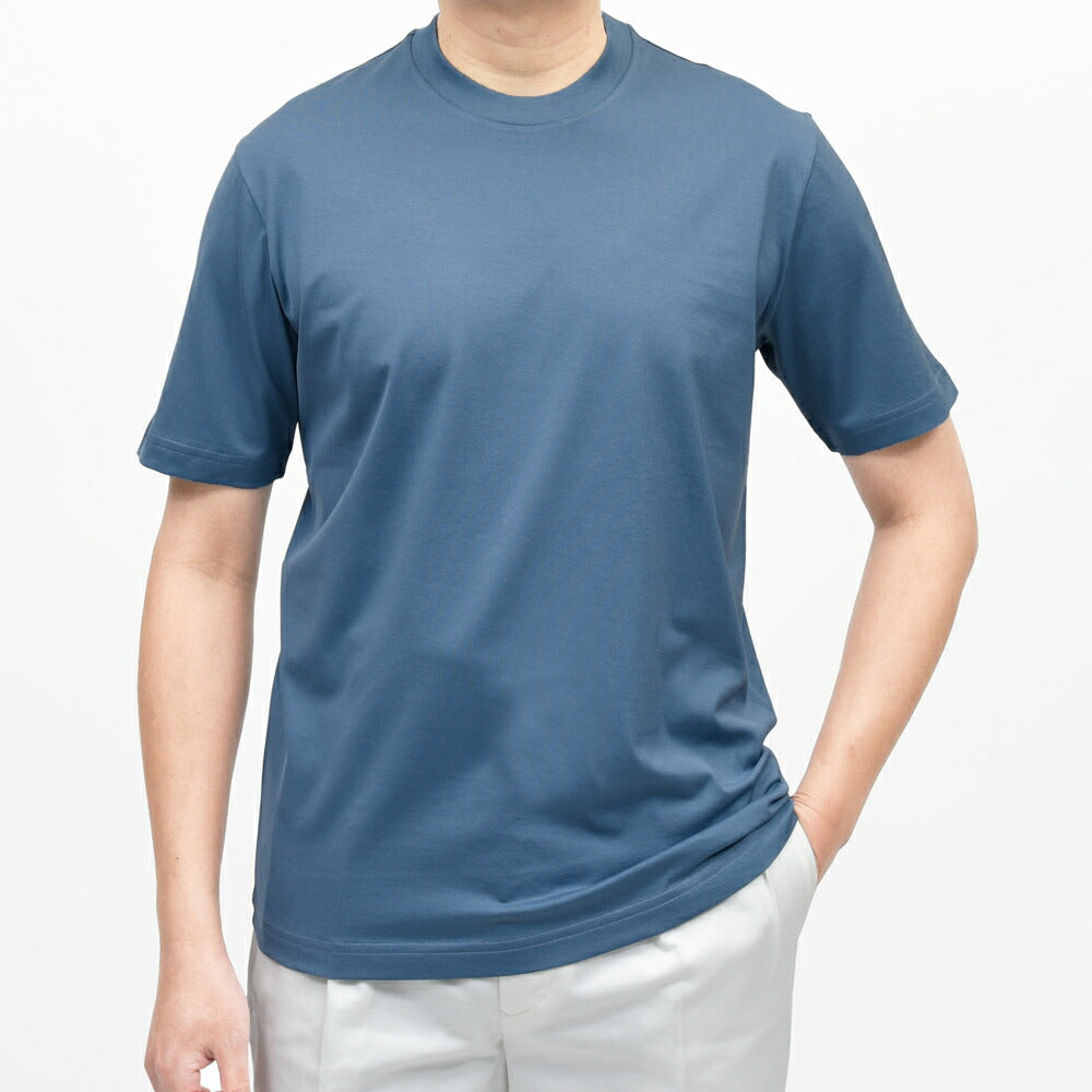 Stefan Brandt(シュテファン ブラント) コットンシングルジャージS/Sクルーネックカットソー ELI30 884-60141009 12165000065