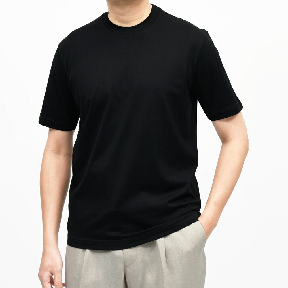 Stefan Brandt(シュテファン ブラント) コットンシングルジャージS/Sクルーネックカットソー ELI30 884-60141009 12165000065