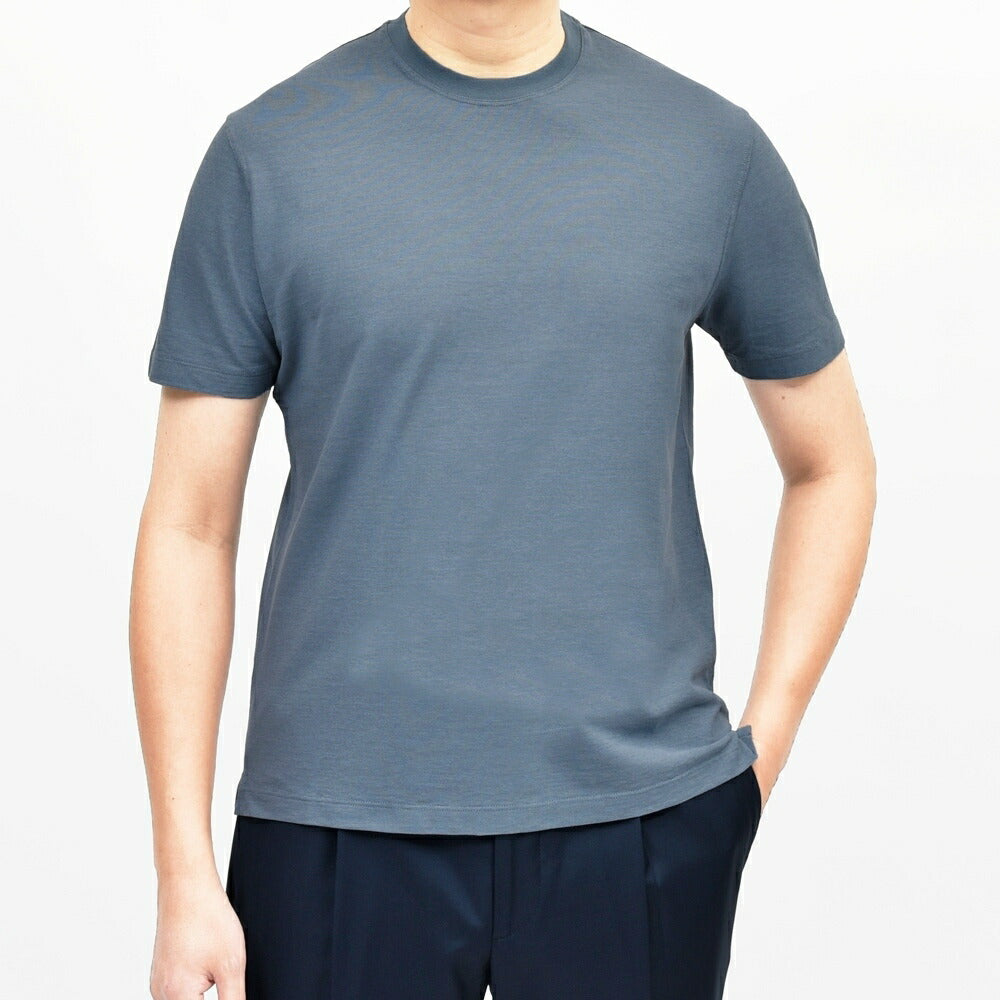 ZANONE(ザノーネ)<br>アイスコットンクレープS/Sクルーネックカットソー TSHIRT MC/SLIM FIT/815214/ZG380/472-95518 12165300052