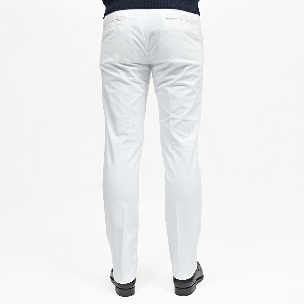 INCOTEX SLACKS(インコテックス スラックス) SLIM FIT ガーメントダイオーガニックコットンストレッチチノテーパードパンツ 18S100-4611E/41544 13052000052