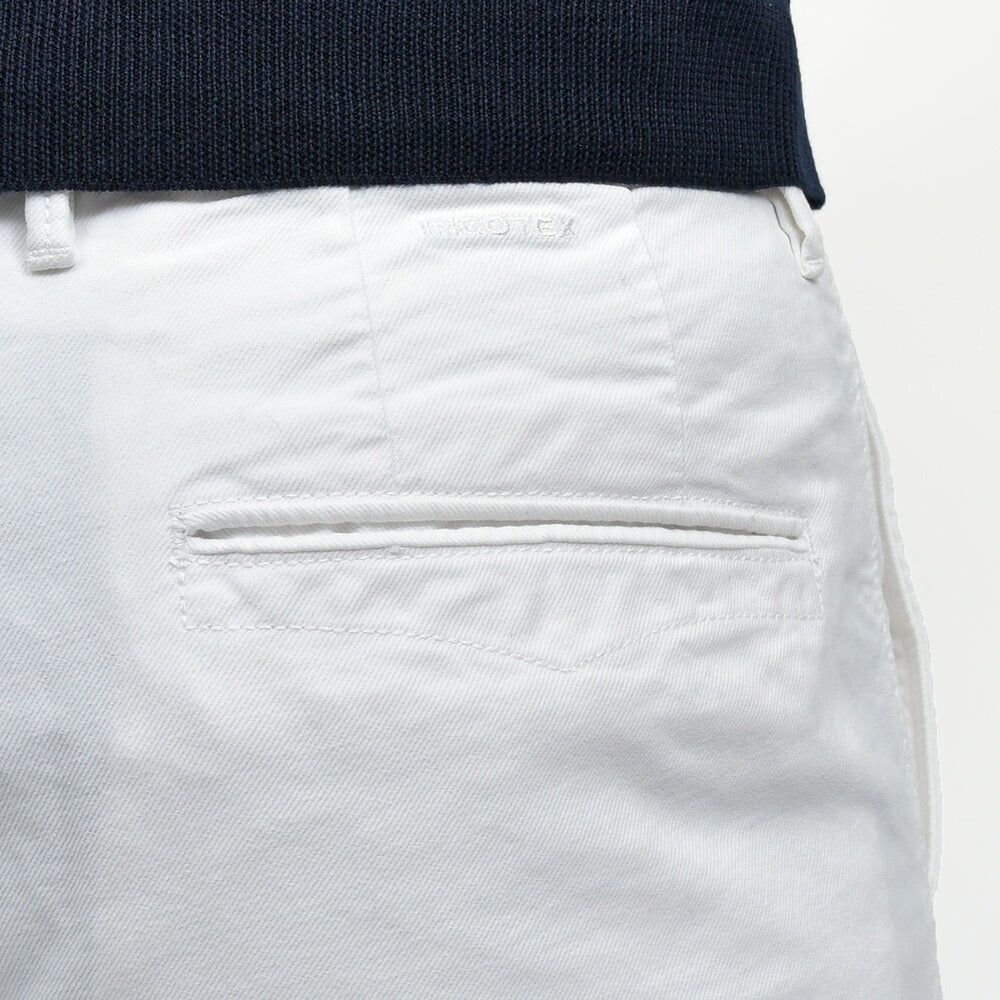 INCOTEX SLACKS(インコテックス スラックス) SLIM FIT ガーメントダイオーガニックコットンストレッチチノテーパードパンツ 18S100-4611E/41544 13052000052