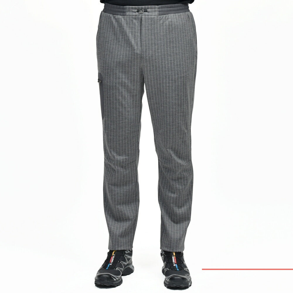 SEASE(シーズ) JEASEY DRAWSTRING PANT ウールナイロンジャージチョークストライプシャーリングパンツ PT056TJ174 13052007039