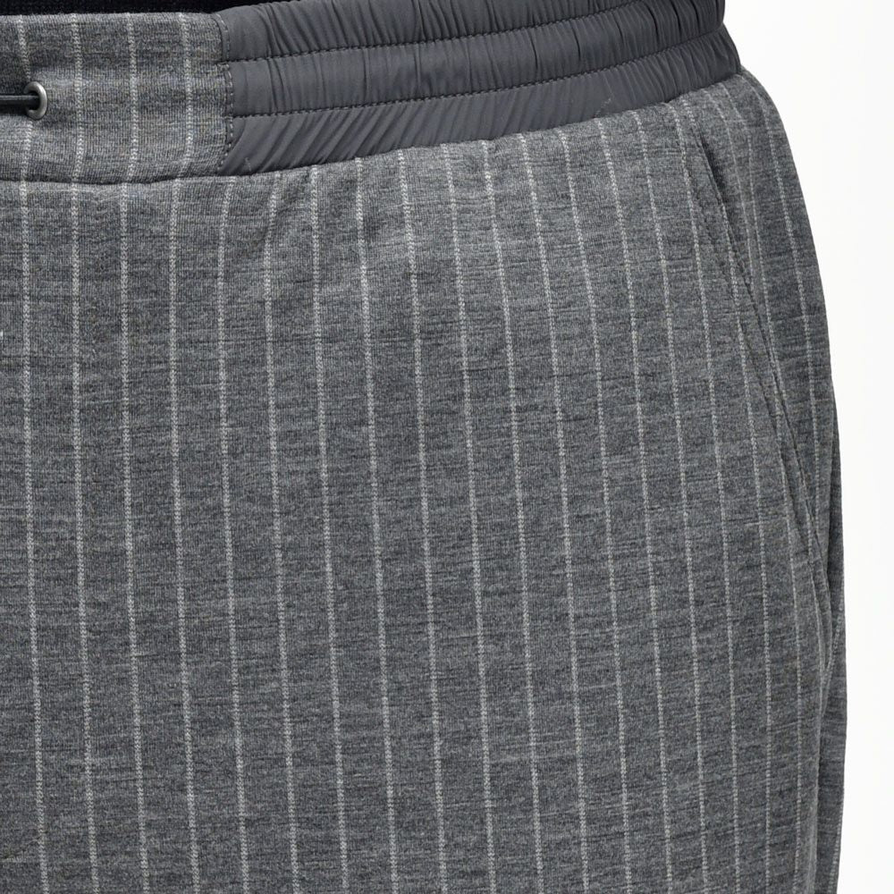 SEASE(シーズ) JEASEY DRAWSTRING PANT ウールナイロンジャージチョークストライプシャーリングパンツ PT056TJ174 13052007039
